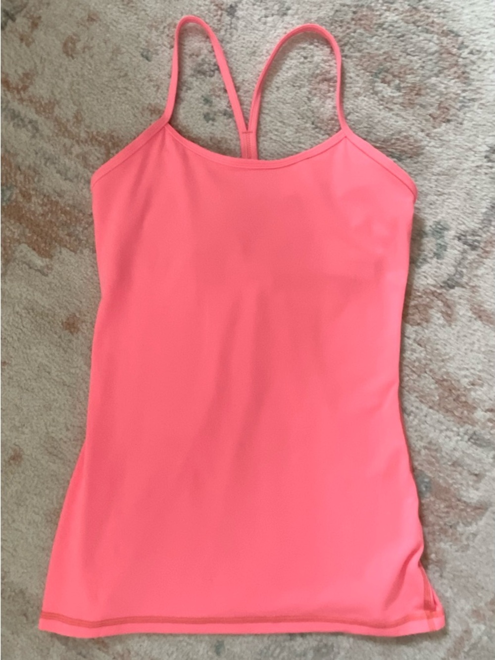 Lululemon Coral Tank Top *photographing pink. It’s a soft Coral.
